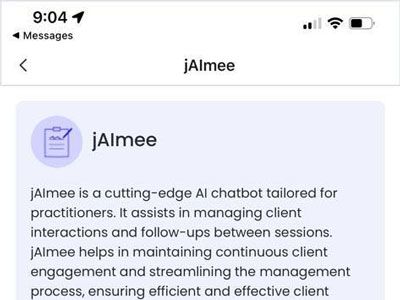 AI Virtual Assistant Therapist - jAImee